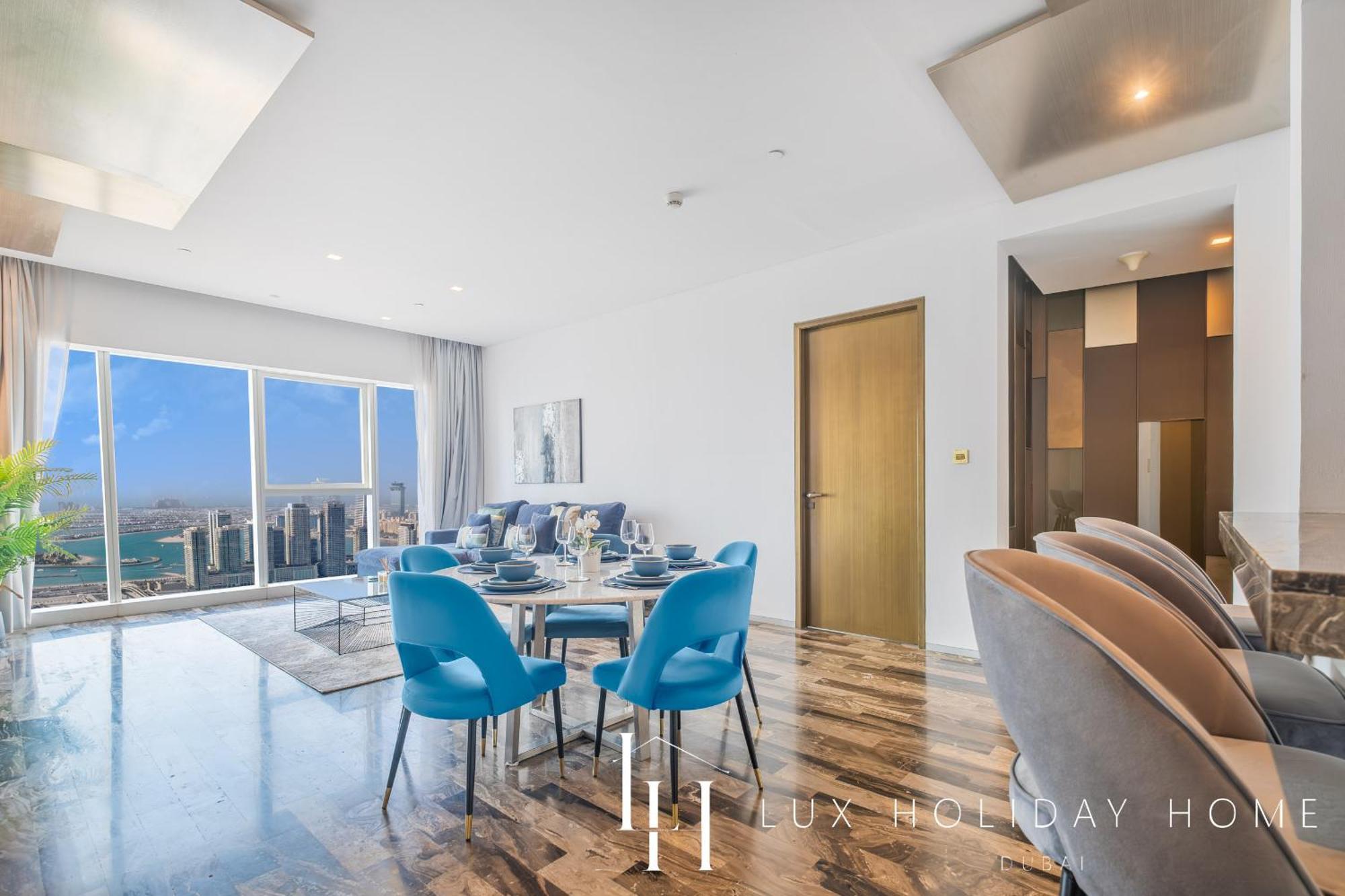 Lux - Lavish Suite With Full Palm Jumeirah View 1 Дубай Экстерьер фото